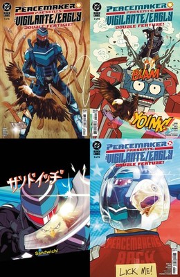 Peacemaker Vigilante/Eagly Double Feature (#1 to #5 inc Variants, 2025)
