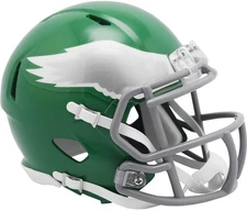 Philadelphia Eagles Riddell 2023 Alternative Green Throwback Speed Mini Helmet
