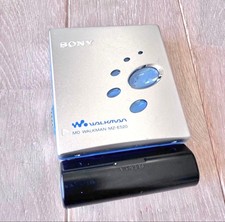 Sony MZ-E520 Minidisc MD Player Walkman MDLP Portable Music Player Silver Tested
