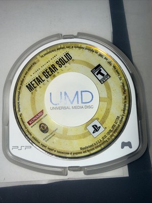 Metal Gear Solid Peace Walker (PSP, Playstation Portable) Disc Only UMD Tested