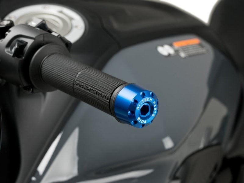 Puig Blue Short Bar End Weights Aprilia Shiver 750 2007-2016