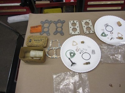 Vintage Genuine BMW E10,E12,E21  Miscellaneous Carb Kit Lot Weber, Solex