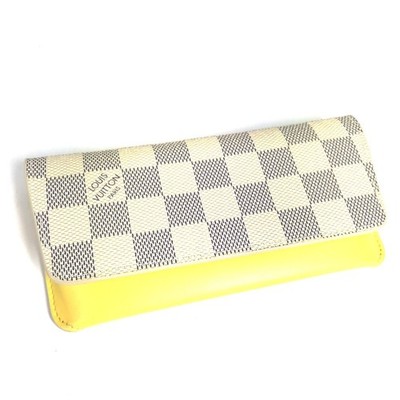 Louis Vuitton アズール　メガネケース LOUIS VUITTON GI0388 Damier Azur Etui Lunette Woody Sunglasses