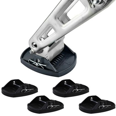4 Stk. Wohnwagen Stützplatten Caravan Stützen Ausdrehstütze Fuß Unterlegplatten