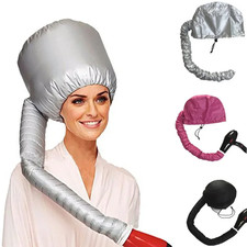 Portable Hair Dryer Bonnet Cap Steamer Diffuser Quick Drying Care Hood UK