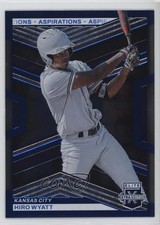 2023 Panini Elite Extra Edition Blue Aspirations 229/349 Hiro Wyatt #143 2b2