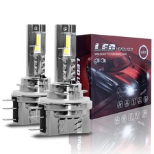 2x H15 Led White Hid Drl High Beam Bulbs For Vw Golf Mk6 Mk7 Gtd Bmw Audi DF