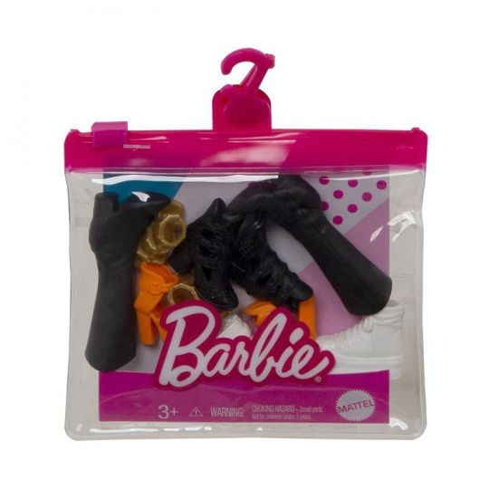 Mattel Barbie Shoe Pack - 5 Pairs of Shoes for Barbie Doll