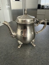 Teekanne/ Kaffeekanne Versilbert