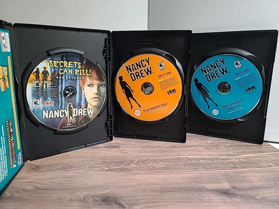Lote de 16 juegos Nancy Drew para PC: Juegos interactivos de misterio y aventura (vari Foto 4 de 4