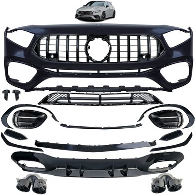 Bodykit Stoßstange Heckdiffusor Kühlergrill passt für Mercedes W177 mit AMG-Line