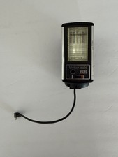 Vivitar Auto 252 Flash NOT TESTED With Sync Cable Hot Shoe Electronic Vintage