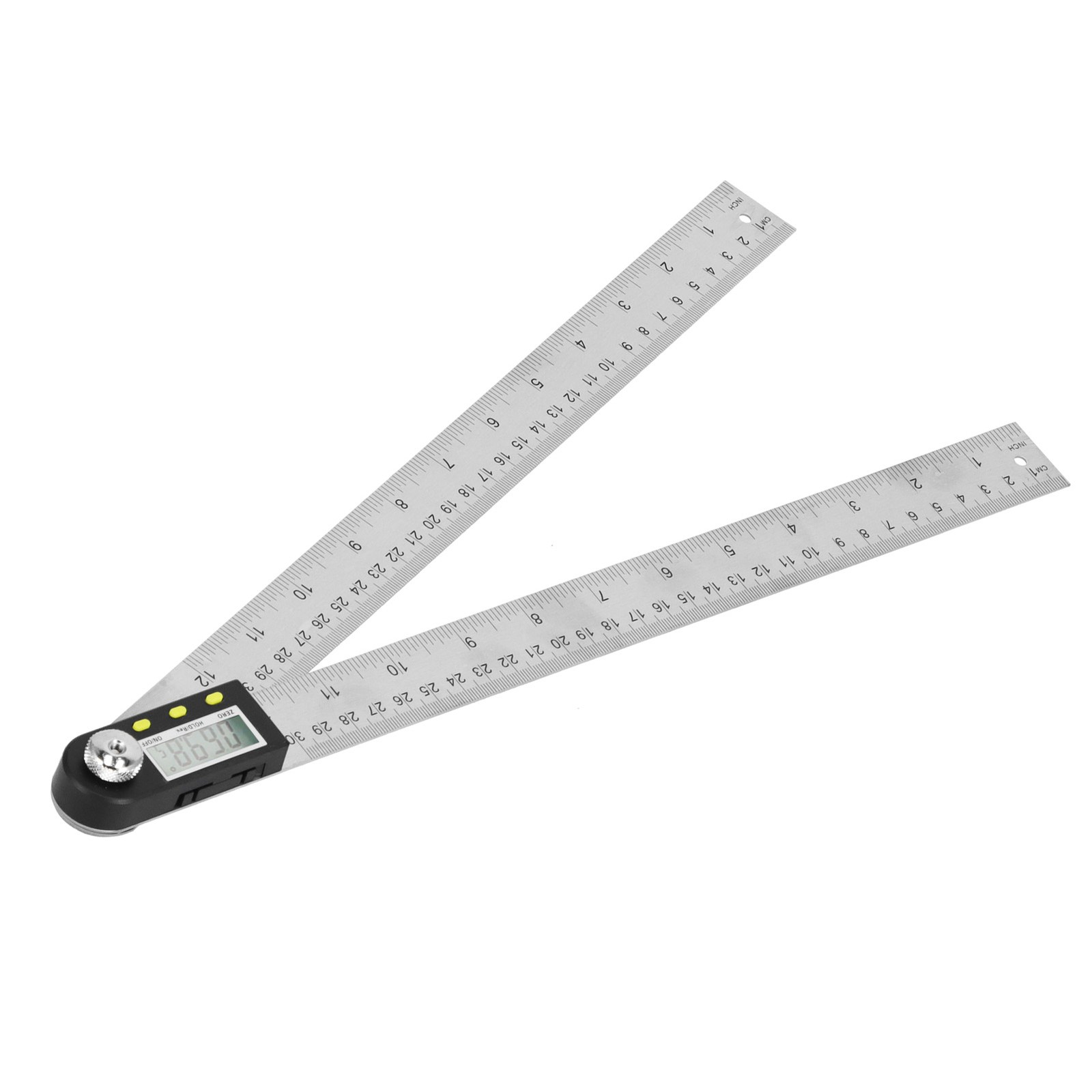 Digital Angle Finder Ruler 2 In 1 Goniometer Protractor Tool With Display For