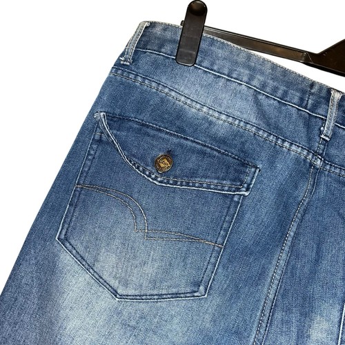 Lee Cooper Herren Größe 38" W 32" L Mid Denim blau Jeans Knopfleiste getragen sehr guter Zustand - Bild 11 von 13