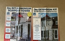 SCAFFOLD TOWER 5 METER DIY ALUMINUM + 2 METER EXTENSIO KIT.