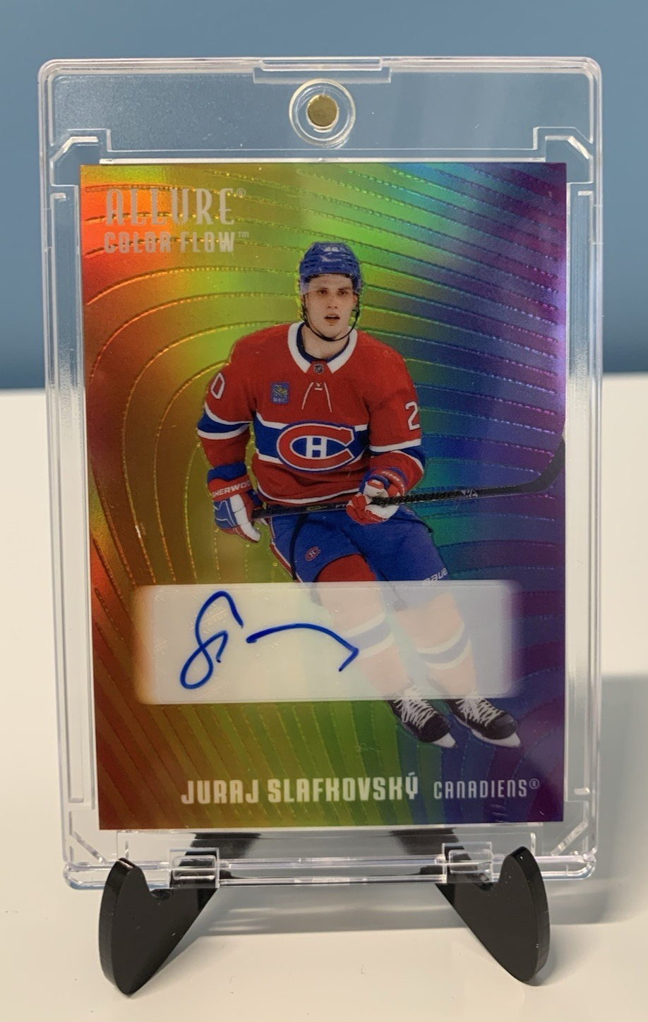 Alluring Color 2025-26 Upper Deck Allure COLOR FLOW #RA-JS Juraj Slafkovsky - Full ...
