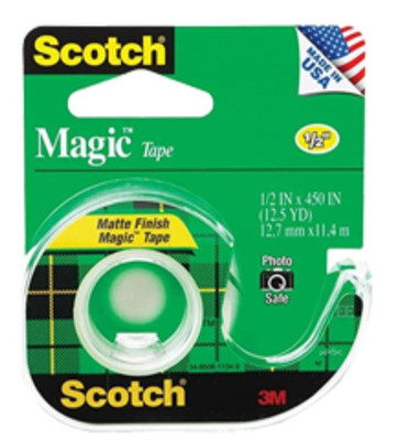 Scotch Magic 1/2 In. W X 12.5 Yd L Tape Clear/Box of 8