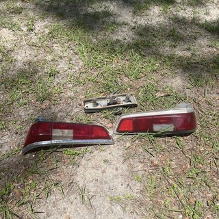 Mercedes Benz W110 W111 190C 190D 220 Right Tail Light Covers With Left Sockets