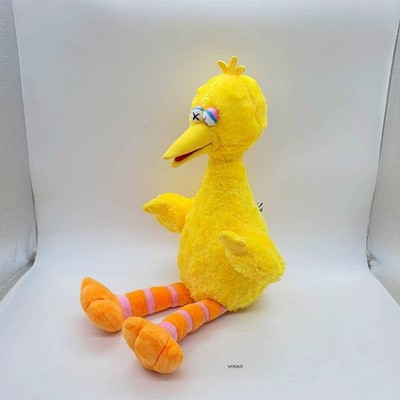 Big Bird V660 Kaws x Sesame Street x Uniqlo Limited Plush 20'' Toy Doll Japan