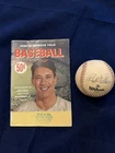 Bob Feller autographed baseball & How to Improve Your Baseball Booklet