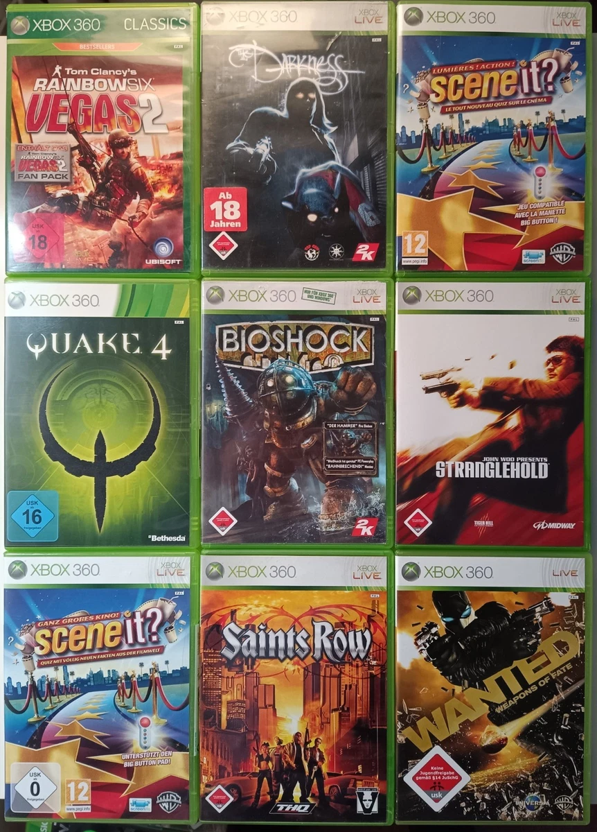 Juegos Microsoft Xbox 360, versión apilable logro alemán/francés
