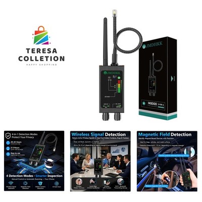 M8000 Hidden Camera Detector - Portable Privacy Protection Device for Travel