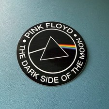 Pegatina Pink Floyd El Lado Oscuro de la Luna 8 cm - Calcomanía Rock Clásica Vintage