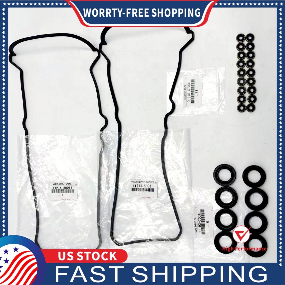 OEM VALVE COVER GASKET W/TUBES & SEALS FOR TOYOTA V8 4RUNNER TUNDRA GS SC LX GX
