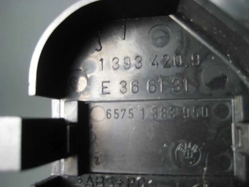 Interruptor atenuador de luz interior BMW E36 serie 3 1992-1999 con panel de ajuste de tablero OEM Foto 3 de 3