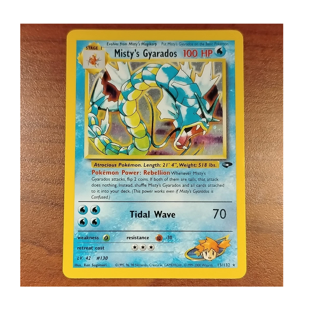 Misty's Gyarados 13/132 Gym Challenge for sale