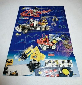 LEGO 8832 Roadster (1988, 100% Complete W/ Manual  and Technic Promo Booklet)