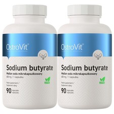 SODIUM BUTYRATE - 90  180 Caps   600MG VEGAN Eases inflammation supports gut IBS