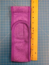 Purple Terry Cloth Spa Headband Makeup Facial Wash Hair Band Wrap Stretch