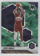 2020-21 Panini Mosaic Rookie Mosaic Green Ice Prizm Zeke Nnaji #231 0c2