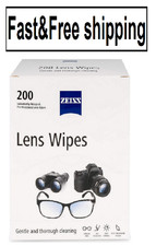 ZEISS Pre-Moistened Lens Cleaning Wipes 200 Count