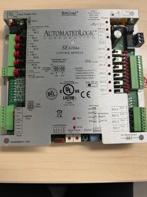 Automated Logic SE6104a BACnet Control Module 24VAC 0.83A Preowned