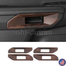 Interior Door Handle Bowl Panel Cover Trim For Ford Ranger 2023-2026 Wood Grain Interior Door Handle Bowl Panel Cover Trim For Ford Ranger 2023-2026 Wood Grain