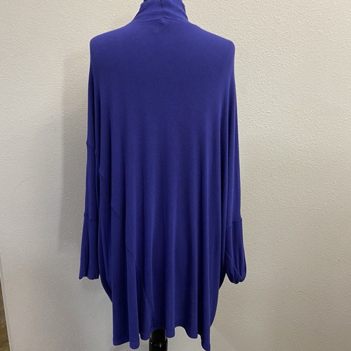 We The Free Turtleneck Tunic Top Size Small Ocean Dolman Sleeve Wool Blend NWT - Picture 3 of 7