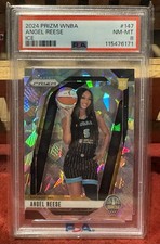 2024 PANINI PRIZM WNBA ICE #147 ANGEL REESE ROOKIE RC PSA 8🔥🔥