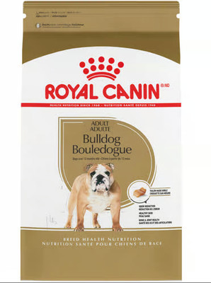 Royal Canin Breed Health Nutrition Bulldog Adult Dry Dog Food 30lb. Free Ship