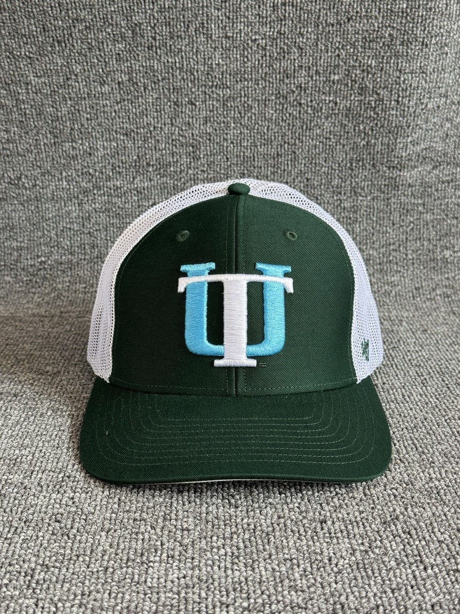 '47 Brand Tulane Green Wave Trucker Snapback Green White OSFA NCAA Mesh Back Hat