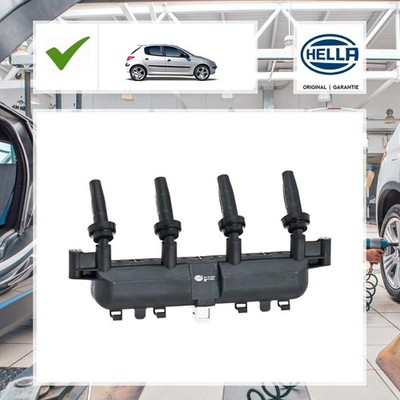 1x Hella Zündspule PEUGEOT 206 Schrägheck (2A/C) 1.4 i
