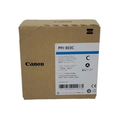 Canon PFI-303C , Tinte CYAN , iPF810 iPF815 iPF820 iPF825 2961B001AA