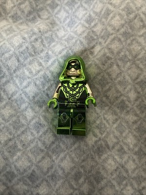 Lego Chrome Green Arrow Hood Minifigure Superhero DC Universe New!!
