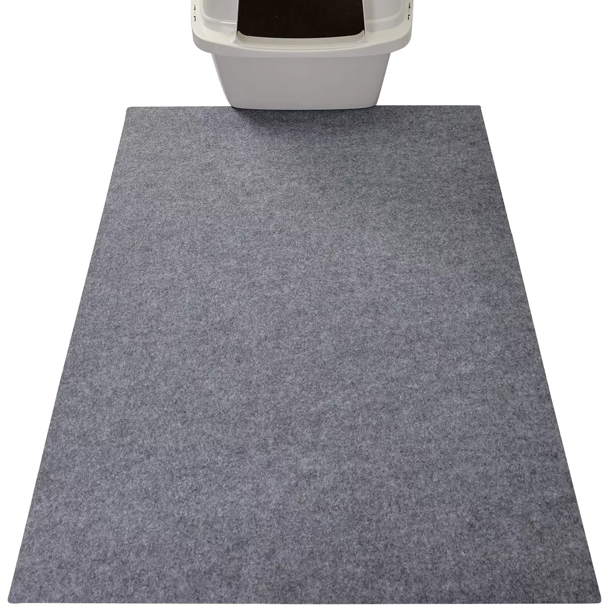 Machine washable sale cat litter mat
