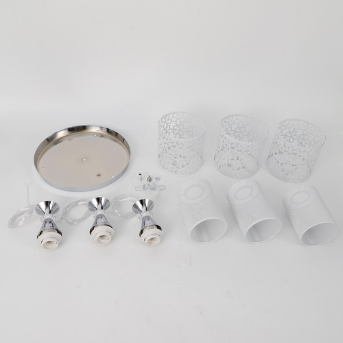 3-Head Chandelier Ceiling Light Hanging Light Dining Room Pendant Lamp Fixture - Picture 5 of 7