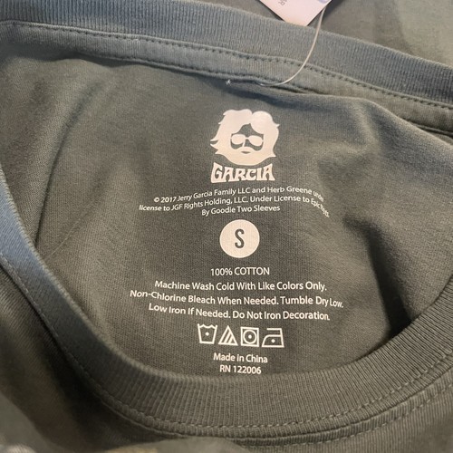 Camiseta Jerry Garcia Pequeña Nueva Con Etiquetas Recortada Para Mujer’s - Imagen 7 de 11
