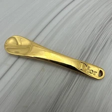 Christian Dior Gold Plated Skincare Spoon Pendant-Charm - Dior Prestige - READ