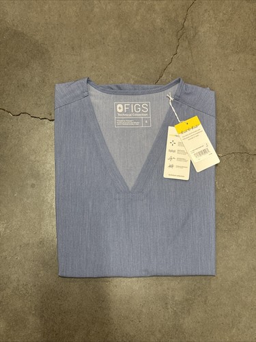 Scrub top donna FIGS - Casma 3 tasche - blu taglia small nuovo con etichette - Foto 3 di 4