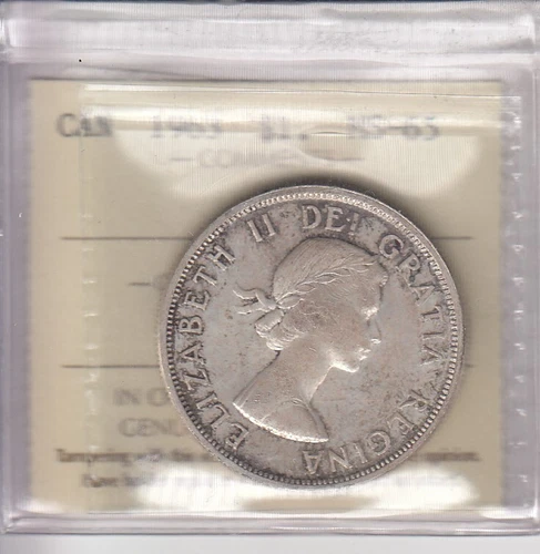 1963 Canada Silver Dollar - ICCS MS-65 - XFI052   C2